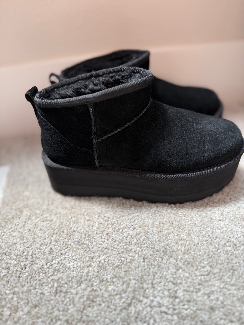 Women’s Black Platform Ugg Boots